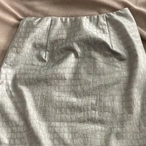 Naked Wardrobe | Alligator Mini Skirt - Picture 4 of 4